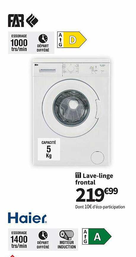 lave-linge frontal far