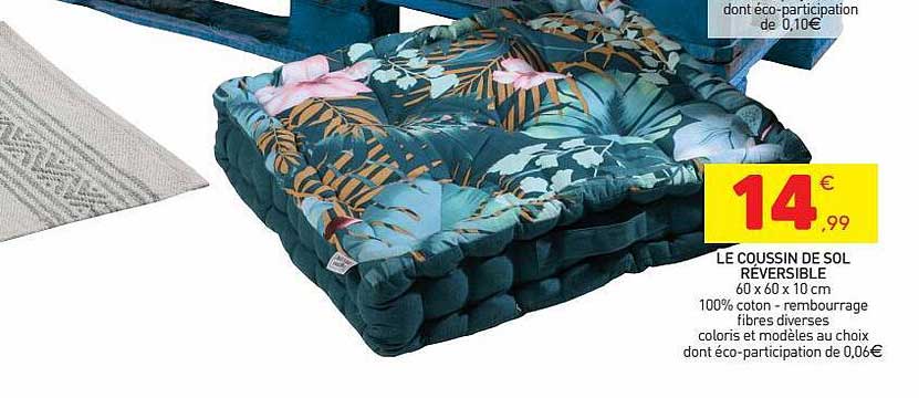 Le Coussin De Sol Réversible