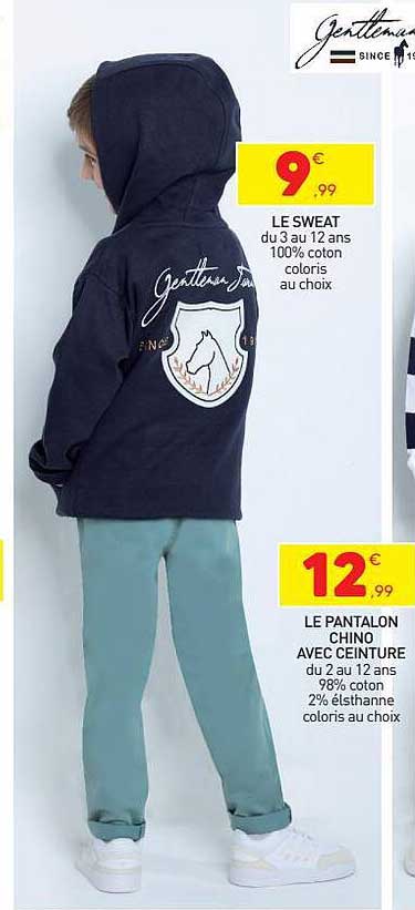 Le Sweat, Le Pantalon Chino Avec Ceinture Gentleman Farmer