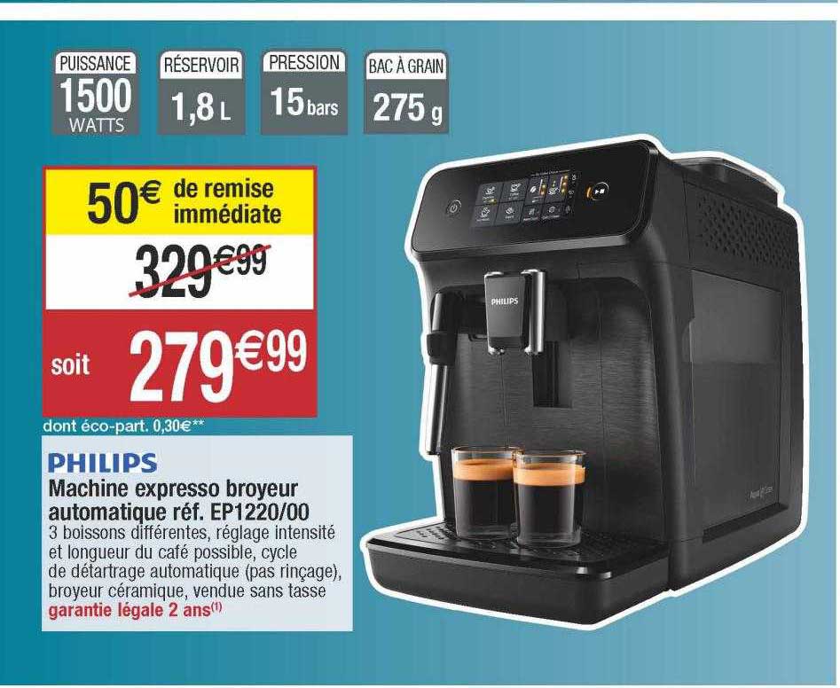 Machine Expresso Broyeur Automatique Philips