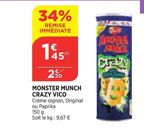 Monster Munch Crazy Vico