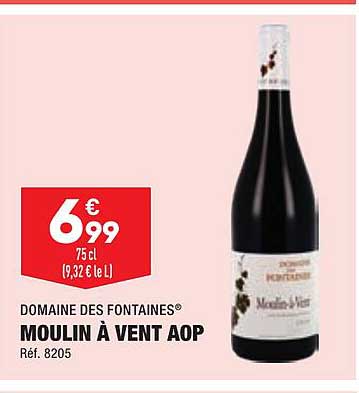 moulin à vent aop domaine des fontaines