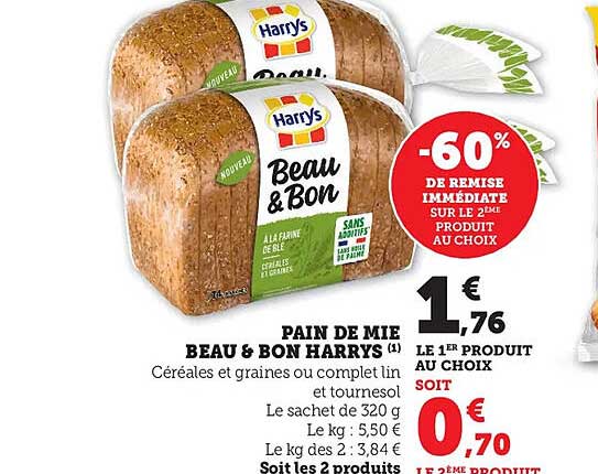 Pain De Mie Beau & Bon Harrys