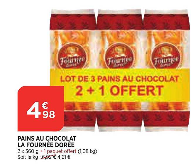 pains au chocolat la fournée dorée