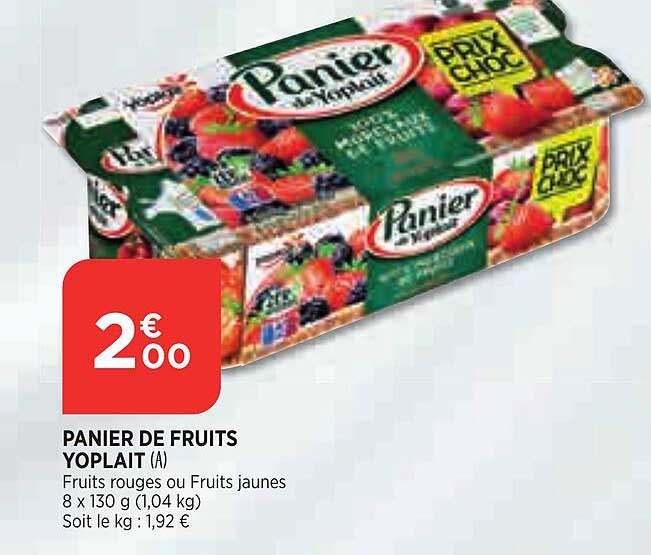 Panier De Fruits Yoplait