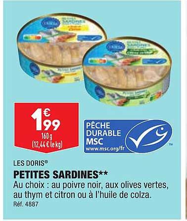 petites sardines les doris