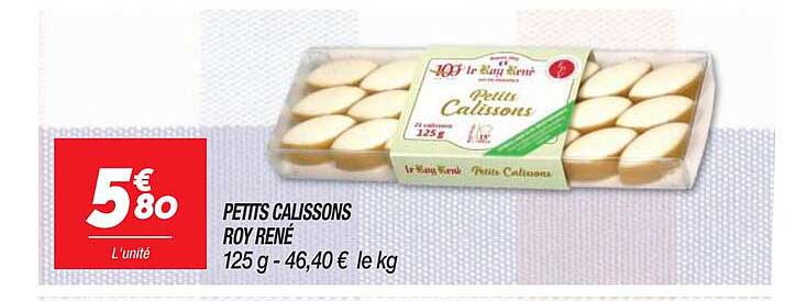 Petits Calissons Roy René