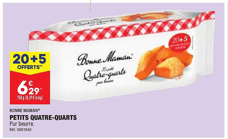 petits quatre-quarts bonne maman
