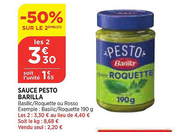 Sauce Pesto Barilla
