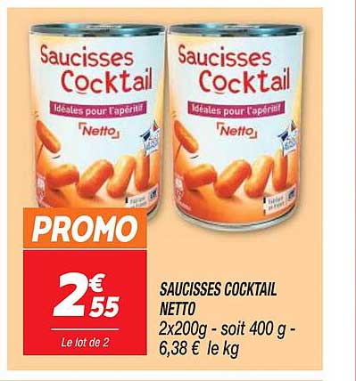 Saucisses Cocktail Netto