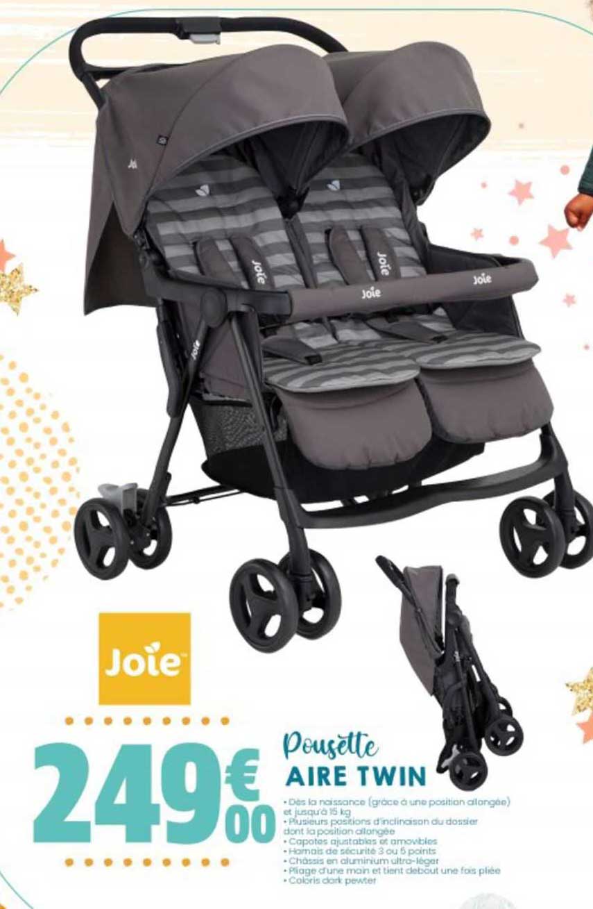 poussette aire twin joie