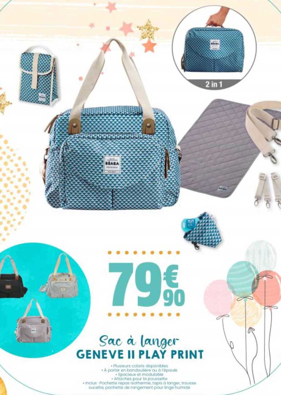 sac à langer geneve II play print