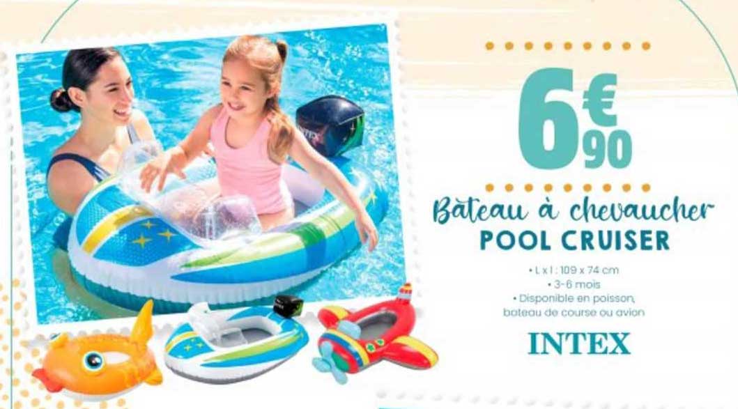 bateau a chevaucher pool cruiser intex