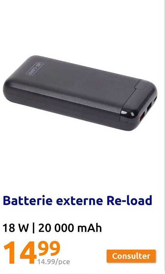batterie externe re-load