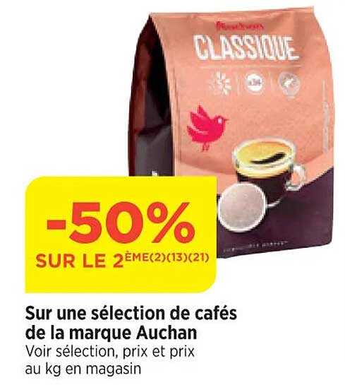 Cafés De La Marque Auchan