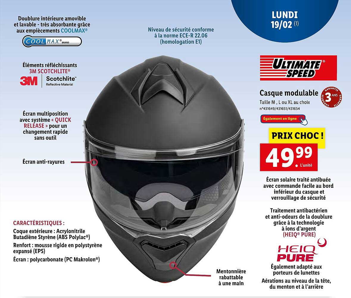 Casque Modulable Ultimate Speed