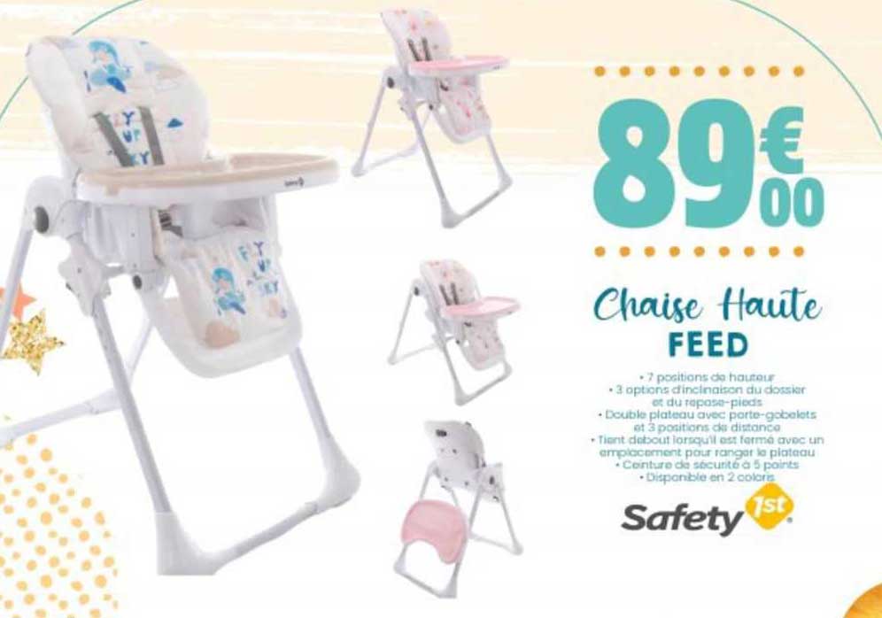 Chaise Haute Feed Safety