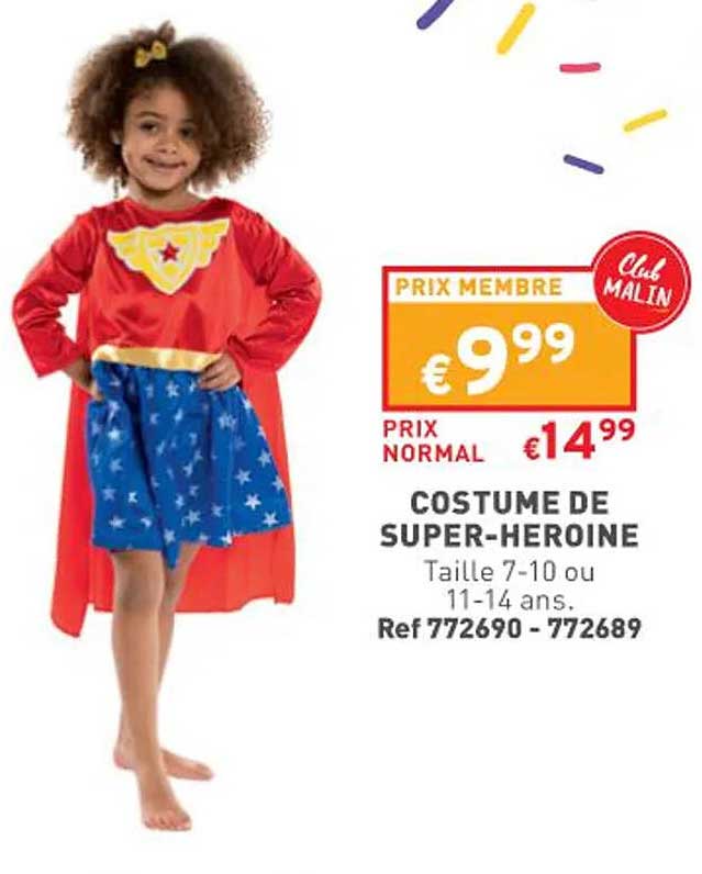 costume de super-heroine