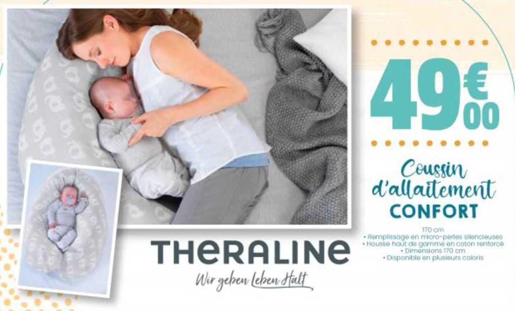 coussin d'allaitement confort theraline