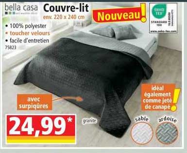 couvre-lit bella casa