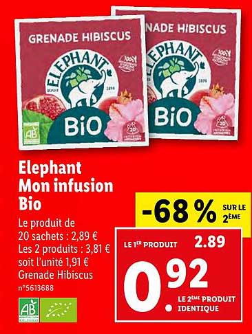 éléphant mon infusion bio