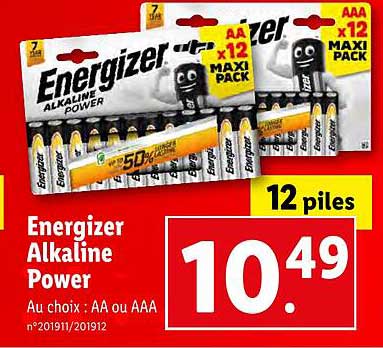energizer alkaline power