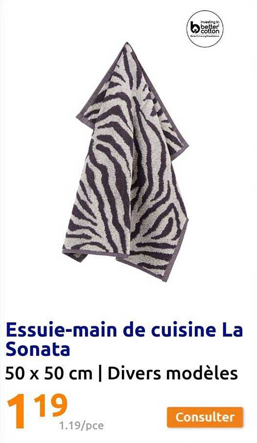 essuie-main de cuisine la sonata