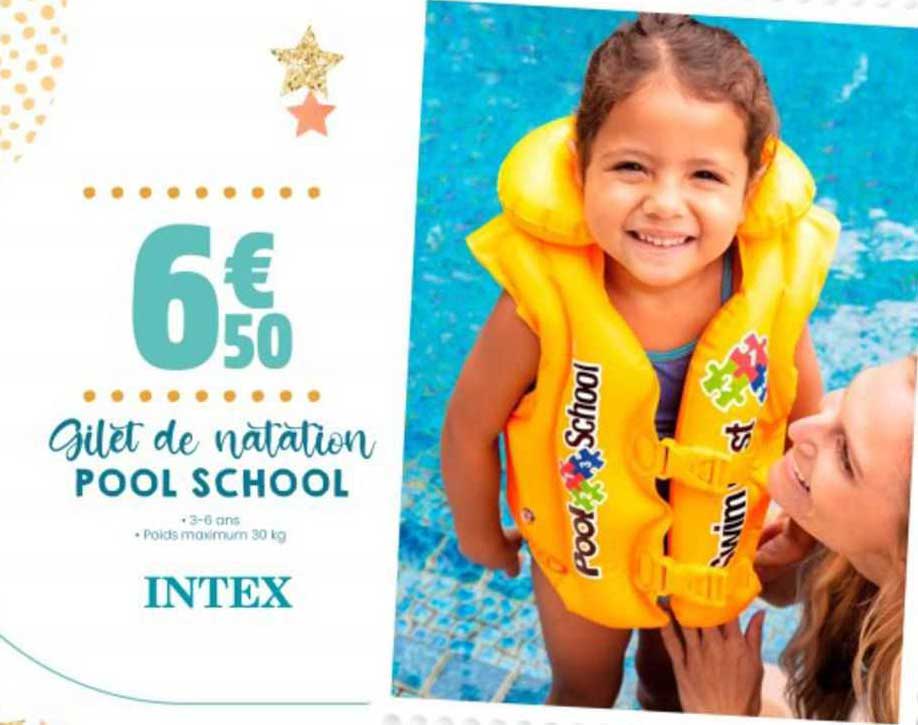 gilet de natation pool school intex
