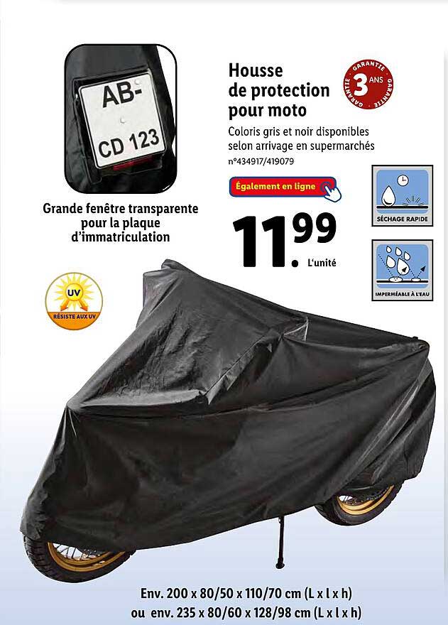 Housse De Protection Pour Moto