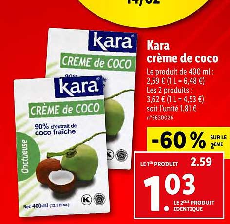 Kara Crème De Coco