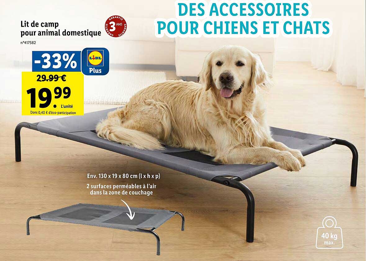 Lit De Camp Pour Animal Domestique