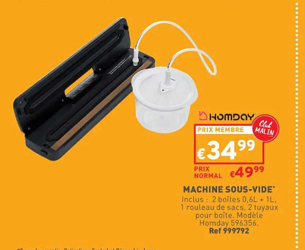 machine sous-vide homday