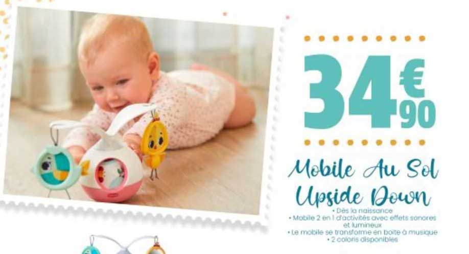 mobile au sol upside down