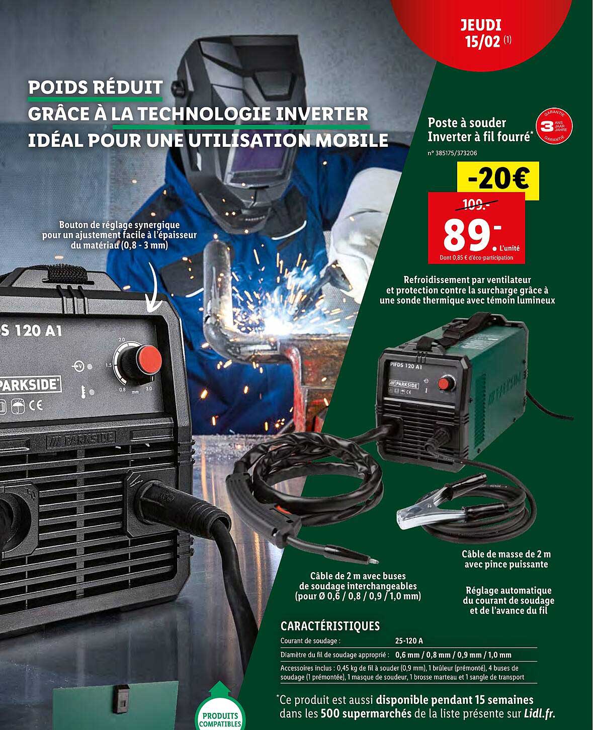 moste à souder inverter à fil fourré