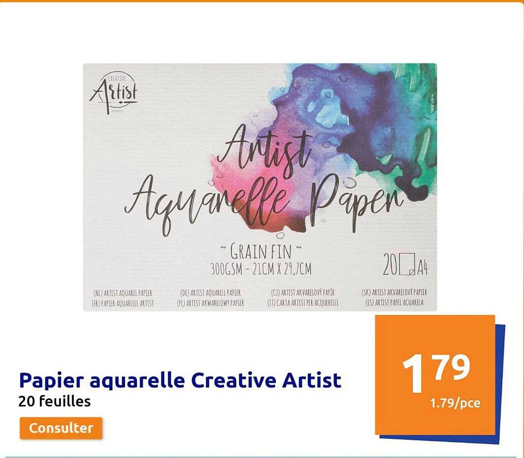 Papier Aquarelle Creative Artist