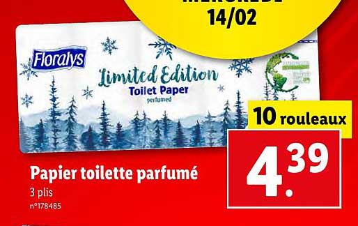 Papier Toilette Parfumé Floralys