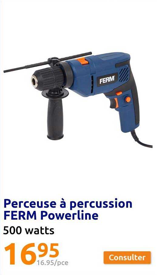 perceuse à percussion ferm powerline