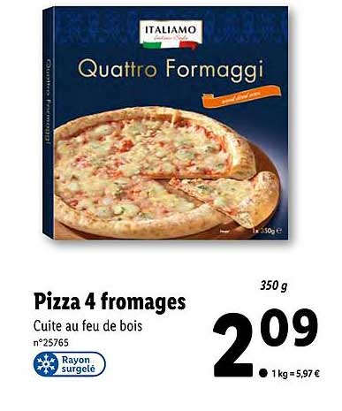 Pizza 4 Fromages