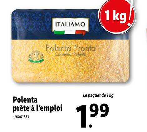 polenta prete a l'emploi