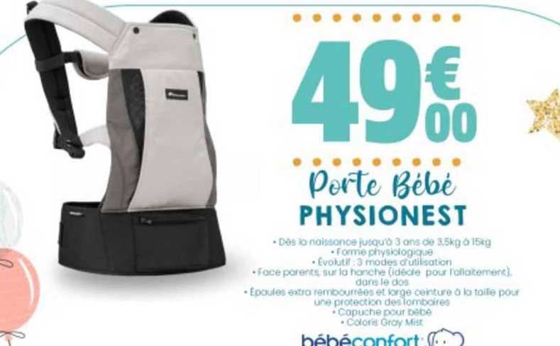 Porte Bébé Physionest Bébéconfort
