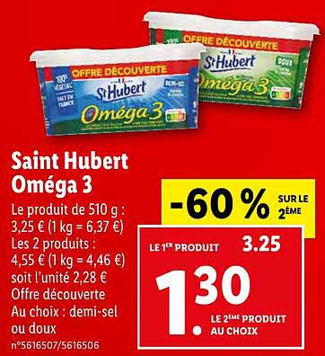 saint hubert oméga 3