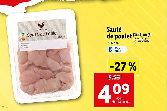 Saute De Poulet