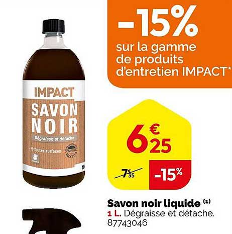 savon noir liquide impact