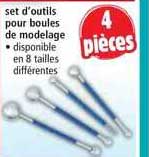 set d'outils pour boules de modelage