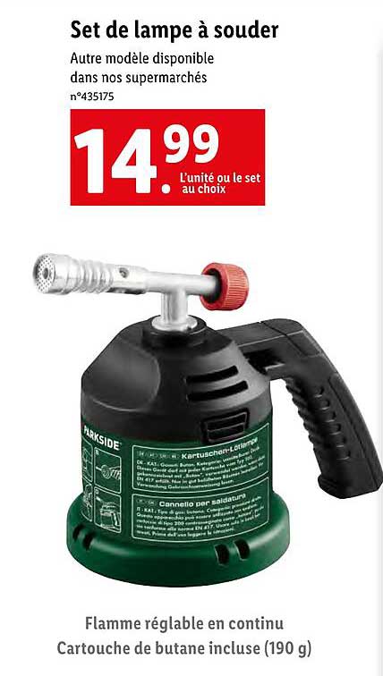 set de lampe à souder