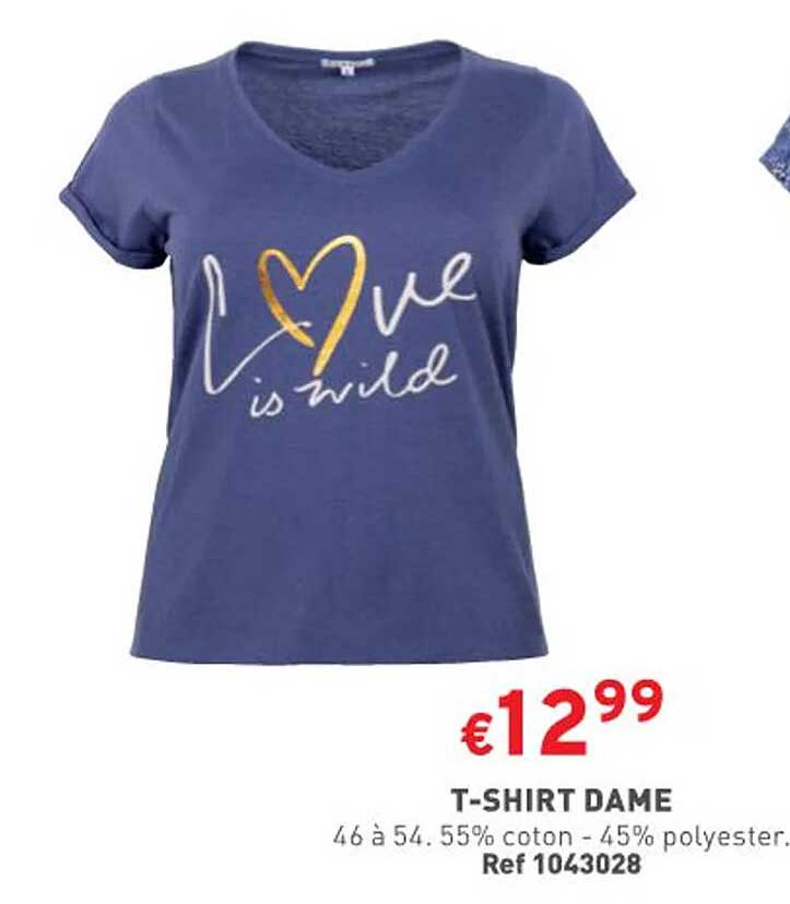 t-shirt dame