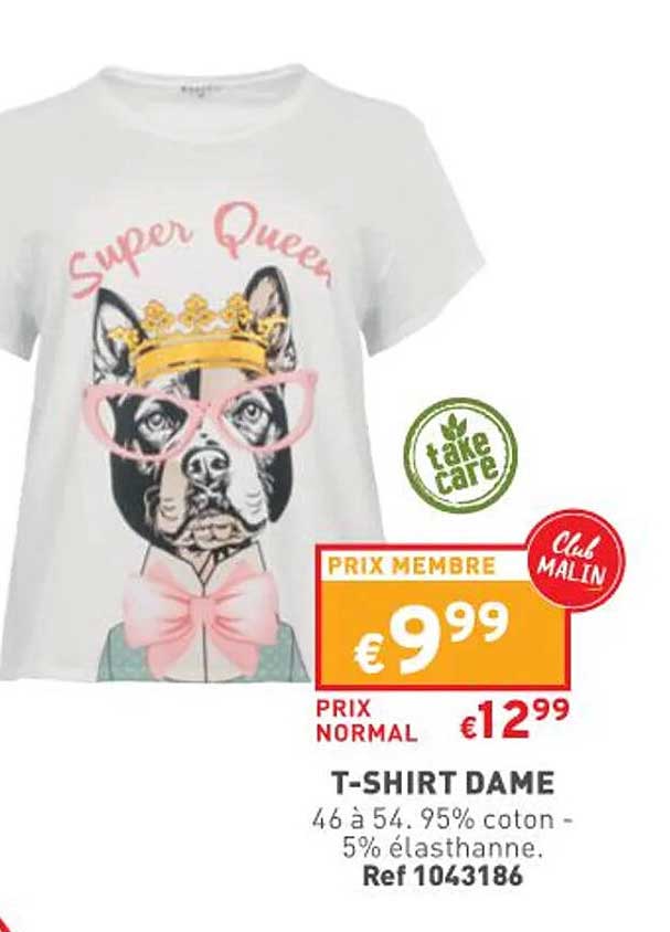 t-shirt dame