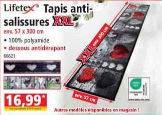 tapis antisalissures xxl lifetex
