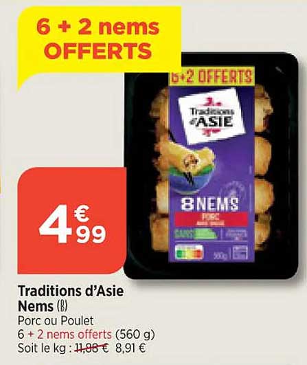 traditions d'asie nems