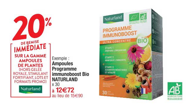 ampoules programme immunoboost bio naturland